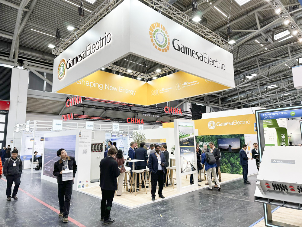 Gamesa Electric at the Intersolar Europe trade show