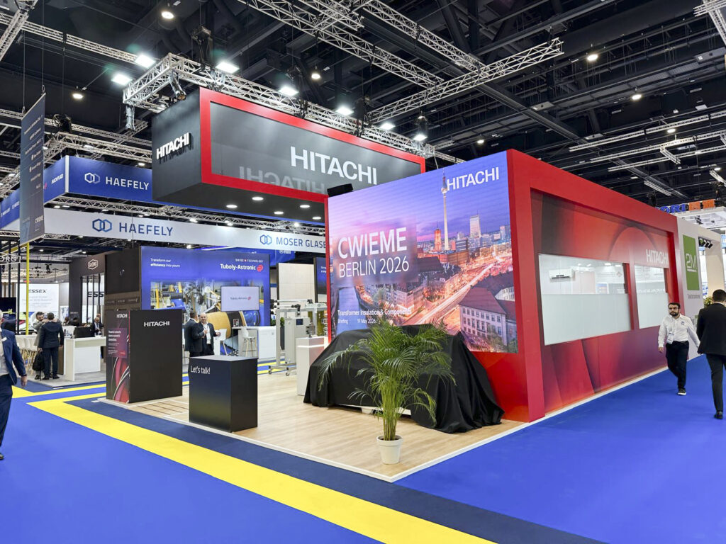 Desarrollamos el stand de Hitachi en CWIEME Berlin 2026